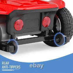3 Wheels Mobility Scooter Power Wheelchair withDetachable Basket+Flip Up Armrests