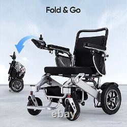 330 lb Capacity Intelligent Foldable Electric Wheelchair All Terrain Scooters