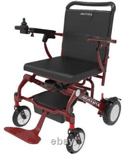 34lb Matrix Carbon Fiber Folding Electric Wheelchair lightweight