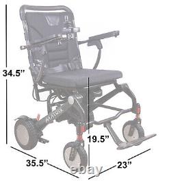 34lb Matrix Carbon Fiber Folding Electric Wheelchair lightweight