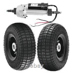 350W 24V Brush Differential Motor+9x3.50-4 wheels Fr Mobility Scooter wheelchair