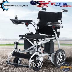 360W Dual Motor Electric Wheelchair Mobility Aid Motorized Wheel chair Folding