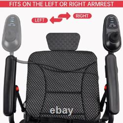 360W Electric Wheelchair Lightweight Folding Wheelchair for Adults Seniors Black