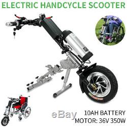 36V/350W 10Ah Attachable Electric Handcycle Scooter Handbike Wheelchair NEW