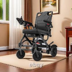 38LB Foldable Electric Wheelchair Intelligent Lightweight Wheelchair For Airline