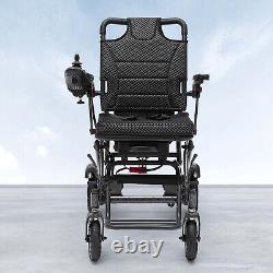 38LB Foldable Electric Wheelchair Intelligent Lightweight Wheelchair For Airline