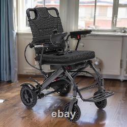 38lbs Foldable Electric Wheelchair Intelligent Lightweight All Terrain Airline