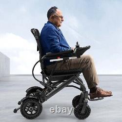 38lbs Foldable Electric Wheelchair Intelligent Lightweight All Terrain Airline