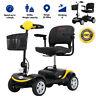 4 Folding Wheel Wheelchair Mobility Scooter Electric Powered Travel Elder 8km/h
