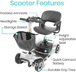 4-Wheel Adult Electric Mobility Scooter Mobile Wheelchair Heavy Duty Long Range