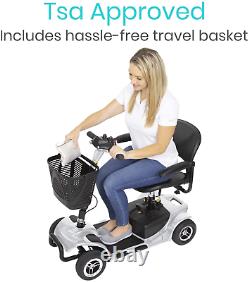 4-Wheel Adult Electric Mobility Scooter Mobile Wheelchair Heavy Duty Long Range