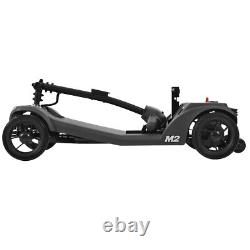 4 Wheel Folding Mobility Scooter Electric Wheelchair With Headlight Rearlight