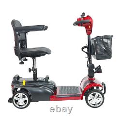 4 Wheel Folding Mobility Scooter Power Wheel Chairs Electric Long Range Portable