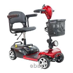4 Wheel Folding Mobility Scooter Power Wheel Chairs Electric Long Range Portable