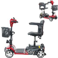 4 Wheel Folding Mobility Scooter Power Wheel Chairs Electric Long Range Portable