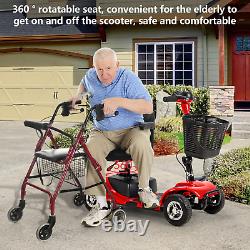 4 Wheel Mobility Power Scooter Electric Folding for Seniors Travel Wheelchair US