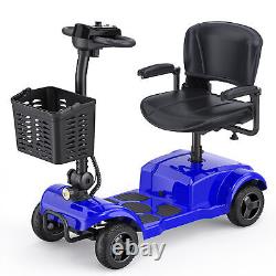 4 Wheel Mobility Power Scooter Electric Folding for Seniors Travel Wheelchair US