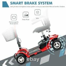 4 Wheel Mobility Scooter Electric Power Mobile Wheelchair Collapsible Compact