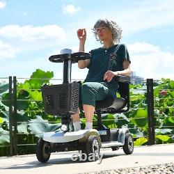 4 Wheel Mobility Scooter Electric Powered Wheelchair Device Max Load 440 IBS