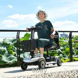 4 Wheel Mobility Scooter Electric Powered Wheelchair Device Max Load 440 IBS