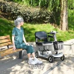 4 Wheel Mobility Scooter Electric Powered Wheelchair Device Max Load 440 IBS