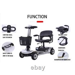 4 Wheel Mobility Scooter Electric Powered Wheelchair Device Max Load 440 IBS