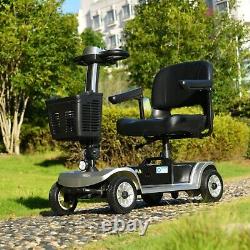 4 Wheel Mobility Scooter Electric Powered Wheelchair Device Max Load 440 IBS