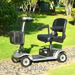 4 Wheel Mobility Scooter Electric Powered Wheelchair Device Max Load 440 IBS