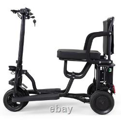 4 Wheel Mobility Scooter- Electric Powered Wheelchair Three-speed adjustable