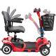4 Wheel Mobility Scooter Folding Electric Powered Wheelchair Device For Adults R
