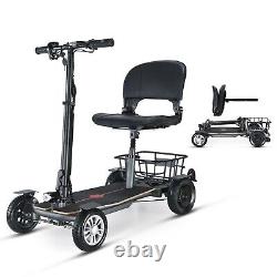 4 Wheel Mobility Scooter-Lightweight Compact, TSA Approved-Long Range Battery