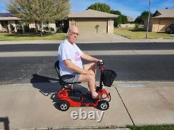 4 Wheel Mobility Scooter Power Folding Travel Electric Wheelchairs Scooters New