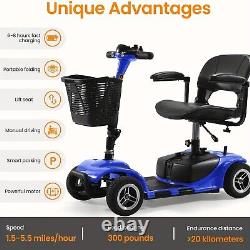 4 Wheel Mobility Scooter Power Heavy Duty Electric Wheelchairs For All Terrain