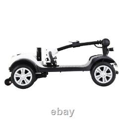 4 Wheel Mobility Scooter Power Wheel Chair Electric Device Compact For Travel