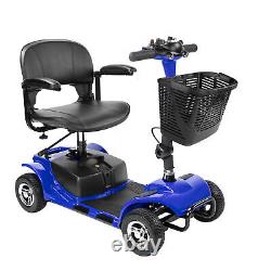 4 Wheel Mobility Scooter Power Wheelchair Folding Electric Scooters Adult Gift