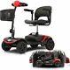 4 Wheel Mobility Scooter Powered Wheelchair Electric Device Compact Travel Use