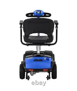 4 Wheel Mobility Scooter Powered Wheelchair Electric Device Compact for Travel