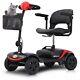 4 Wheel Mobility Scooter Wheelchair Electric Powered Device Compact For Travel