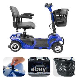 4 Wheel Power Mobility Scooter Heavy Duty Travel Wheel Chair Electric with Light