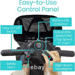 4 Wheel Power Mobility Scooter Heavy Duty Travel Wheel Chair Electric with Light