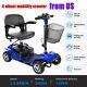 4-wheeled Electric Mobility Scooter Powered Wheelchair Device Compact For Travel