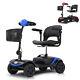 4 Wheels Compact Mobility Scooter Folding Electric Wheelchair Device For Seniors