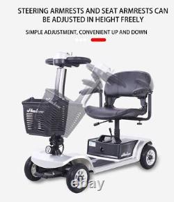 4 Wheels Folding Mobility Scooter Power Handicap Electric Wheelchair