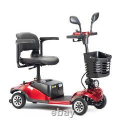 4 Wheels Mobility Scooter Electric Mobility Scooter Wheelchair for Seniors Adult