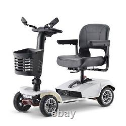 4 Wheels Mobility Scooter Electric Powered Wheelchair for Travel Adults Elderly