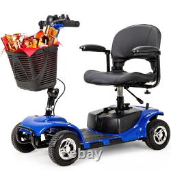 4 Wheels Mobility Scooter Heavy Duty Electric Wheelchair All Terrain Travel US