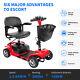 4 Wheels Mobility Scooter Power Chair Folding Electric Scooter Adult Travel