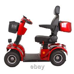 4 Wheels Mobility Scooter Power Travel Wheel Chair 500W 48V 20AH Battery Motor