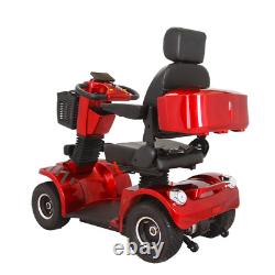 4 Wheels Mobility Scooter Power Travel Wheel Chair 500W 48V 20AH Battery Motor