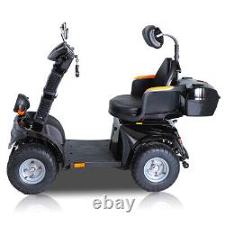 4 Wheels Mobility Scooter Power Wheel Chair Electric Device Compact 1000W US